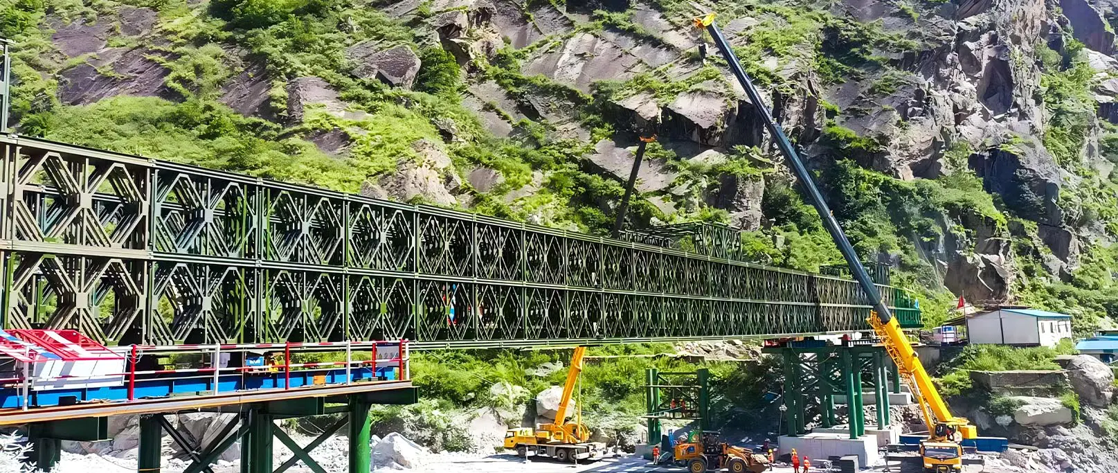 Jambatan Talian Hayat Pelabuhan Jilong di Nepal