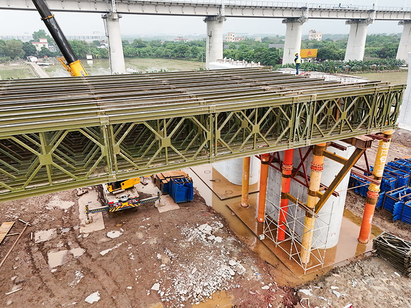 Sokongan Pembinaan Super Bailey Dedicated Projek Rel Kelajuan Tinggi