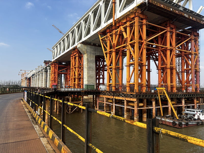 Platform Pembinaan Beban Berat Span Besar untuk Jambatan